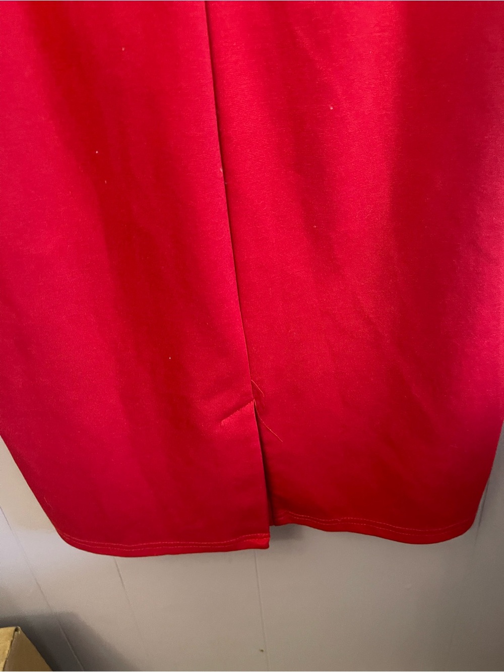 Miusol Red Ruffle-Trim Midi Dress - Picture 11 of 11